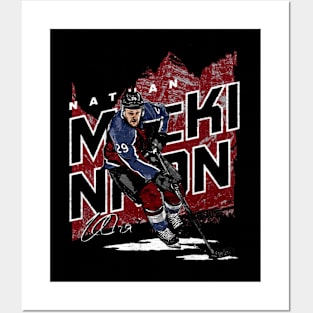 nathan mackinnon player map Posters and Art